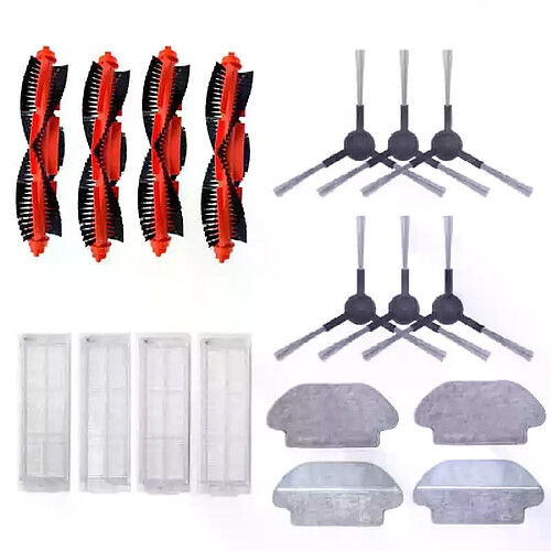 Kit de filtres Hepa pour Viomi V2Pro, brosse latérale AD Main, pour aspirateur Robot Mijia STYJ02YM, balayage, vadrouille