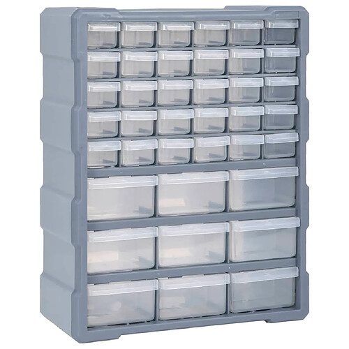 vidaXL Organisateur multi-tiroirs avec 39 tiroirs 38x16x47 cm