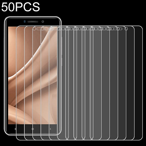 Wewoo Protection 50 PCS Pour Oukitel C10 2.5D Film De Verre Trempé Non Plein Ecran