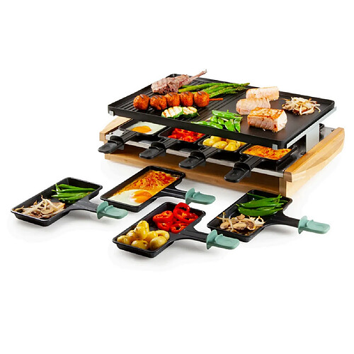 Appareil à raclette 8 personnes 1200w + grill - DO9246G - DOMO