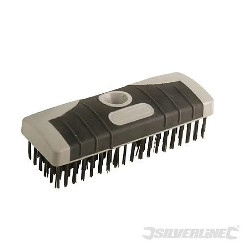 Tête de balai-brosse acier détachable 6 rangs SILVERLINE 599072