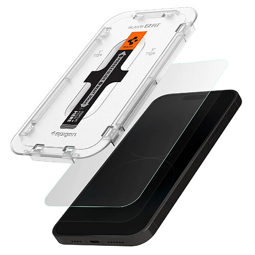 Spigen Sgp 2 Films écran iPhone 14 Pro Max Kit d'installation Ez Fit Spigen Transparent