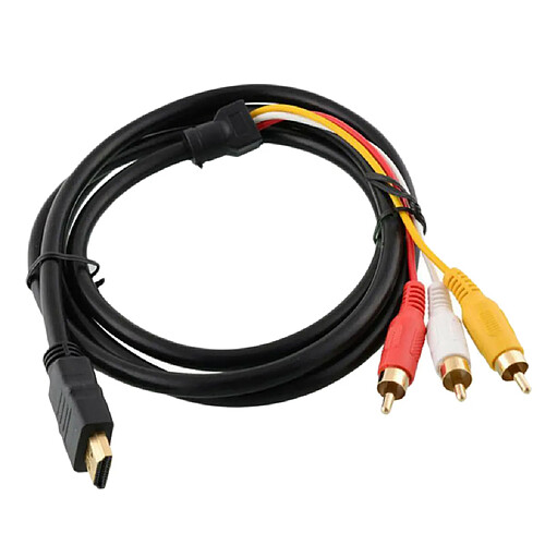 Câble HDMI vers 3 RCA mâle