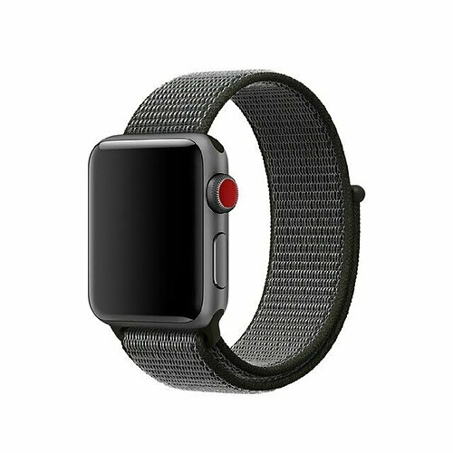 PHONECARE Bracelet NylonSense pour Apple Watch Series 8 Aluminum - 45mm - Noir