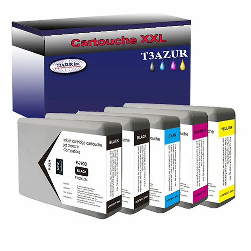 T3Azur 5x Epson T79XL -Compatible