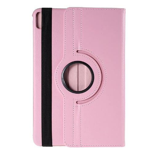 Etui en PU litchi avec support rotatif à 360° rose pour Huawei MatePad Pro 10.8 pouces