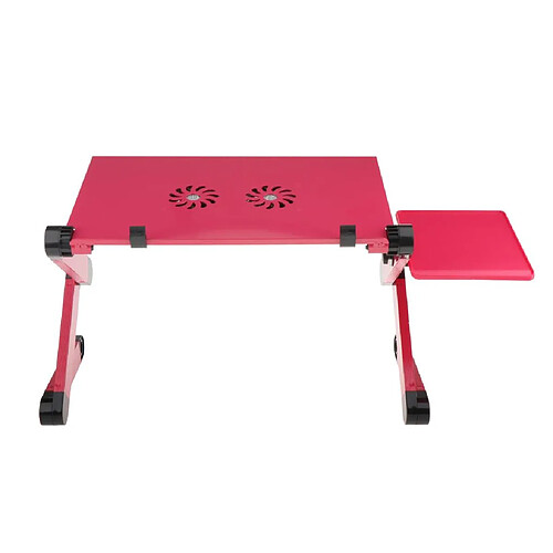 Support De Plateau De Canapé-lit Pour Ordinateur Portable Lazy Table Support De Bureau Rouge Avec Ventilateur De Refroidissement