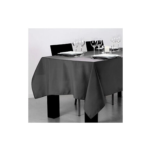 Ac-Deco Nappe anti taches rectangulaire 140 x 240 cm - Gris foncé