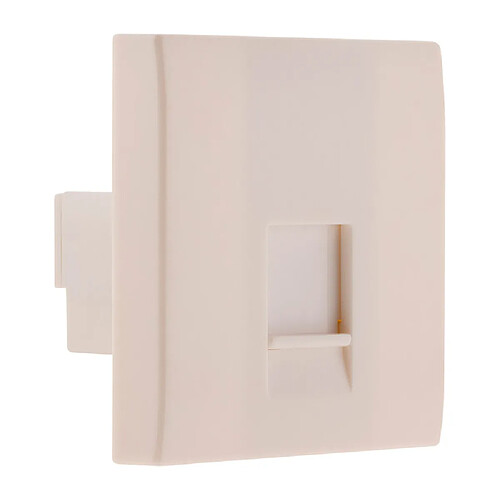 Zenitech Prise TEL. RJ45. moteur seul - Blanc - Simplea