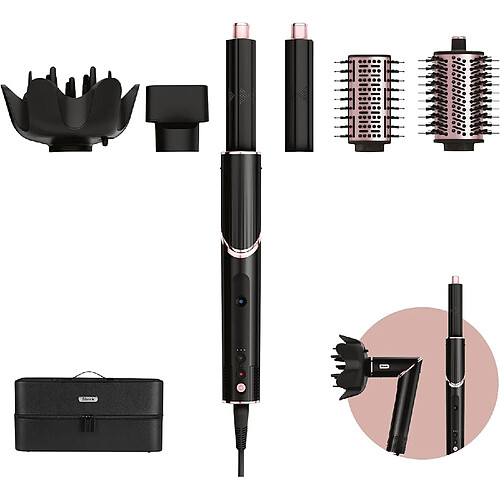 Shark FlexStyle 5-in-1 Multistyler À chaleur Noir, Rose 1400 W 2,5 m