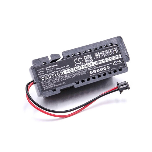 vhbw Batterie Li-MNO2 2000mAh (3.6V) servo amplificateur, servo contrôleur Mitsubishi MelServo MR-J3, MR-J3-A, MR-J3-A4, MR-J3-B, MR-J3-B4, MR-J3-T