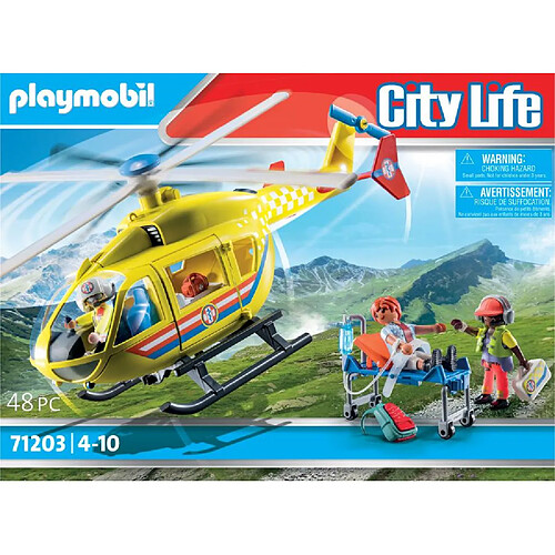 Playmobil® 71203 Hélicoptère de secours