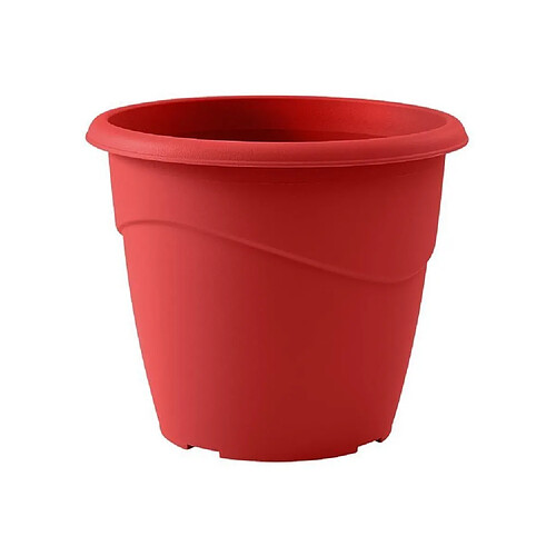 EDA Pot rond non percé Marina Ø30cm - Contenance 10L - Rouge rubis