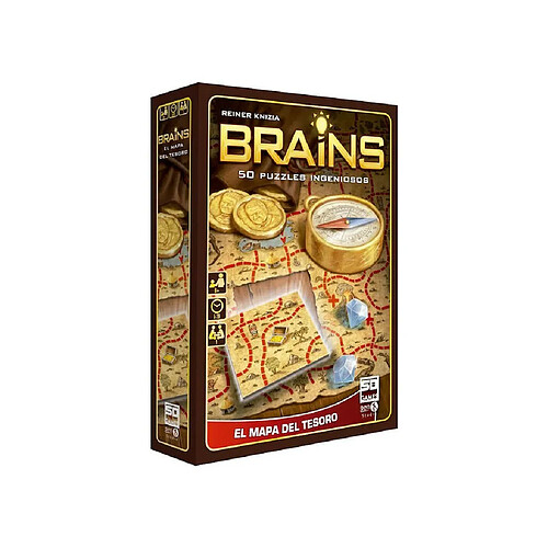 SD GAMES - BRAINS Treasure Map Jeu de société