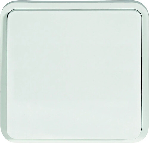 bouton poussoir no 10a hager cubyko composable blanc