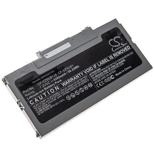 vhbw batterie compatible avec Panasonic Lets Note AX2 laptop (4200mAh, 7,2V, Li-Ion, gris argenté)