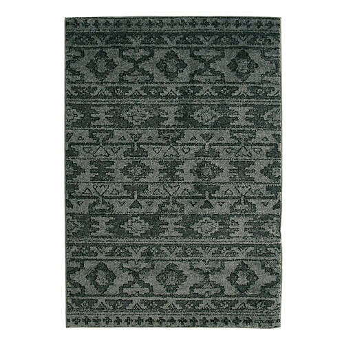 Thedecofactory VENISE - Tapis à motifs ethniques scandinaves gris 133x190