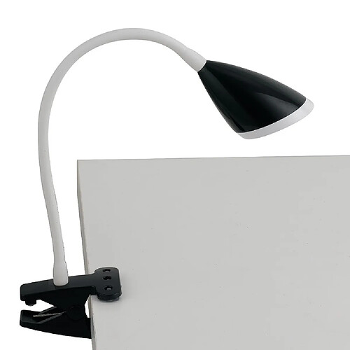 Fan Europe Lampe de Table de Lecture Clamp Noir 260lm 4000K 9.5x33cm