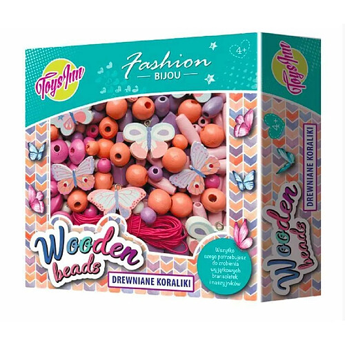 Wooden beads 450 pieces terfly