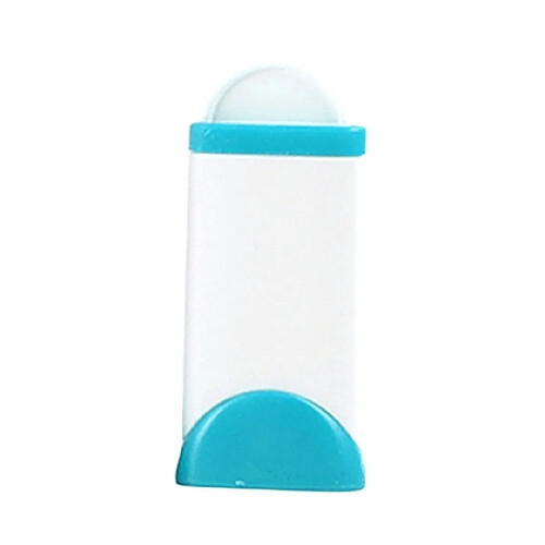 Wewoo Petite mini brosse multifonctionnelle électrostatique fourrure nettoyant poils pour animaux de compagnie bleu clair