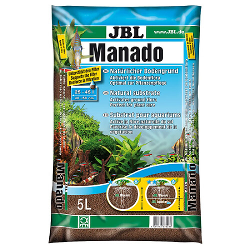 Substrat Sol Naturel Manado pour Aquarium - JBL - 5L