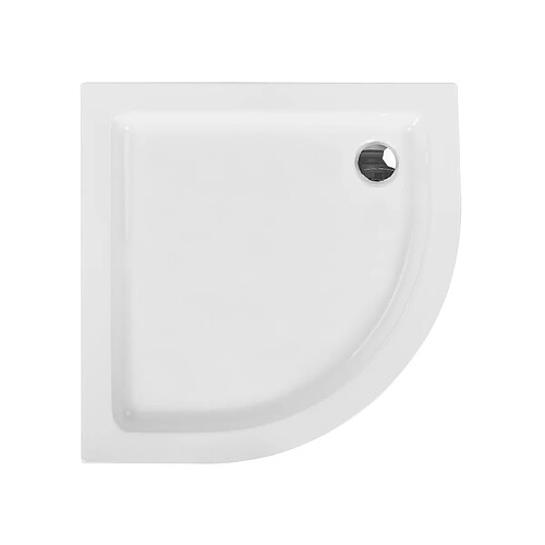 Beliani Bac de douche ALISO 80 x 80 x 7 cm Blanc