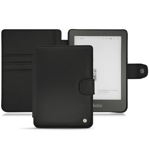 Noreve Housse cuir pour Kobo Clara HD - Noir