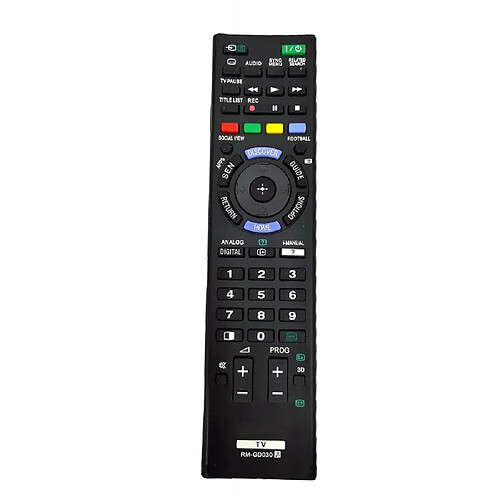 GUPBOO Télécommande Universelle de Rechange pour Sony RM-GD033 RM-GD031 RM-GD032 Télécommande TV