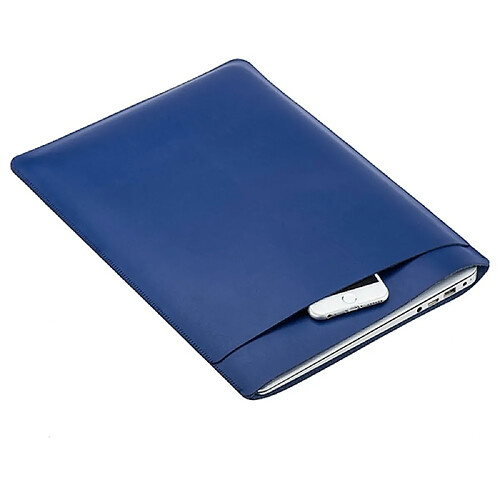 Sacoche SOYAN en microfibre pour Macbook 12 pouces avec écran Retina (2015) - Bleu fonçé