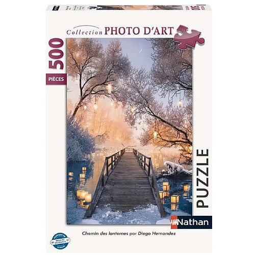 Nathan puzzle 500 pieces Chemin de lanternes