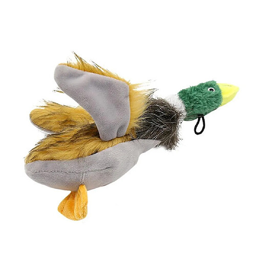 Jouet pour chien en peluche Canard doux à mâcher pour chiots et petits chiens