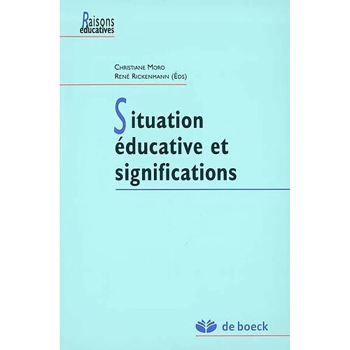 Situations éducatives et significations · Occasion