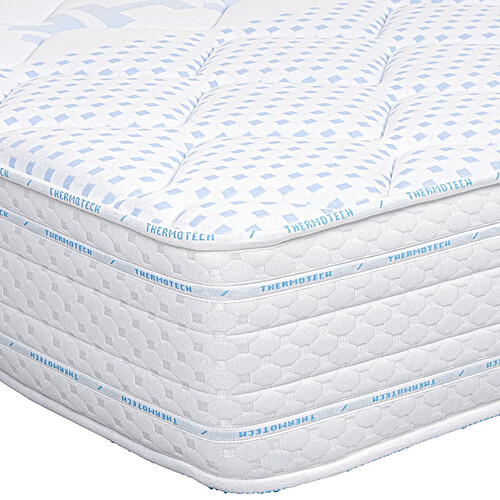 LUXURY LITERIE Matelas 160x200 cm, Royal Dream, 24cm, mousse mémoire de forme, ferme, indépendance du couchage, face été/hiver