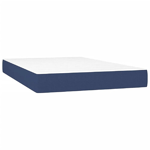 Maison Chic Matelas de lit à ressorts ensachés, Matelas doux Bleu 120x200x20 cm Tissu -GKD57959