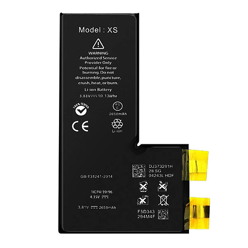 Avizar Batterie Sans BMS pour iPhone XS Capacité 2658mAh