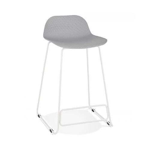 Kokoon Design Tabouret de bar design SLADE MINI GREY 49x53x85 cm