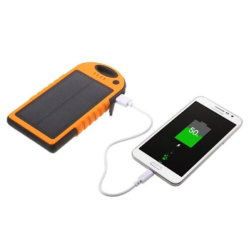 Amahousse CON® Puissance mobile charge solaire trésor 5000 mAh batterie polymère camping puissance mobile