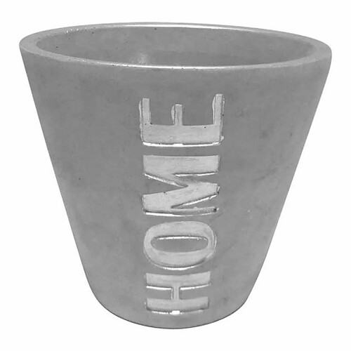 Paris Prix Cache Pot Effet Béton Home 13cm Argent