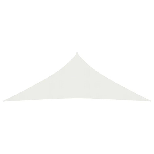 Helloshop26 Voile d'ombrage 160 g/m² blanc 3 x 3 x 3 m PEHD 02_0009015