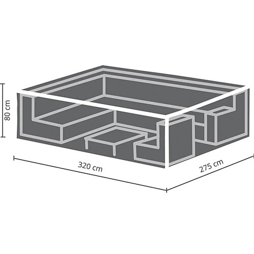 Perel Housse D'Extérieur Pour Salon De Jardin - 320 Cm