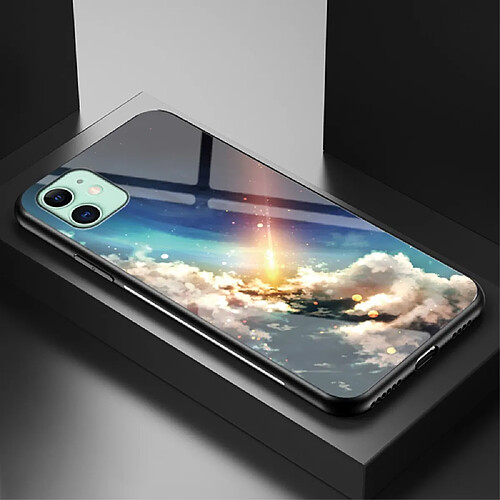 Coque en TPU hybride de ciel étoilé ciel clair pour votre Apple iPhone 11 6.1 pouces