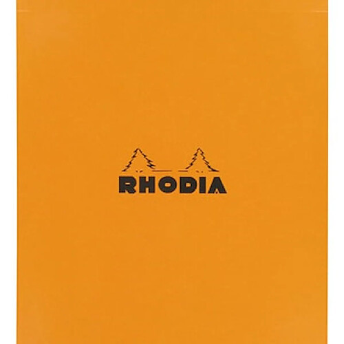 Bloc bureau Rhodia N°19 format A+ 21 x 31,8 cm petits carreaux 80 feuilles - Lot de 5