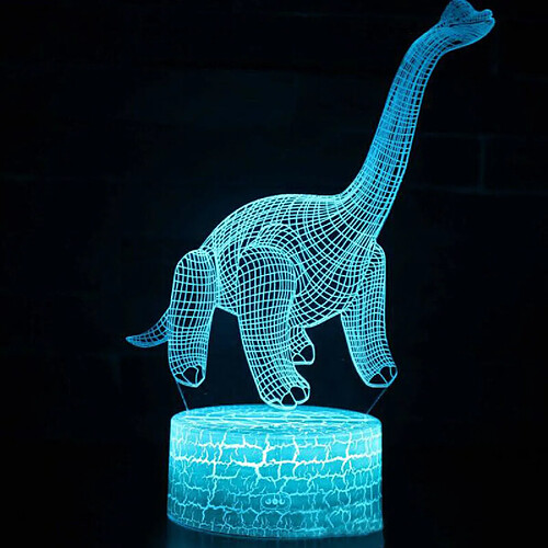 Universal Enfants 3D Magic Dinosaur Service Lampe de table LED Lumière de nuit Contrôle tactile Décoration Cadeau