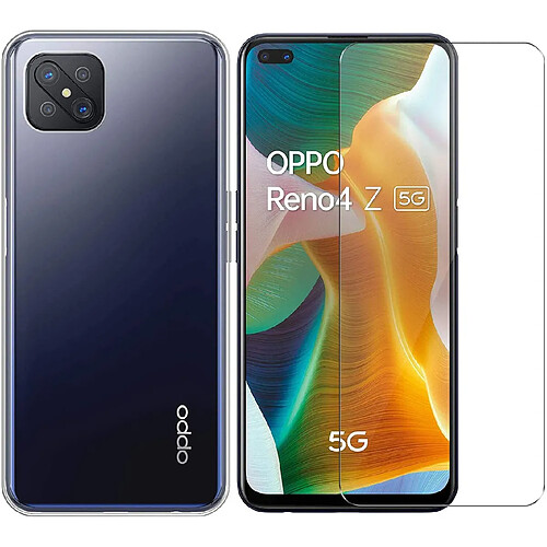 Xeptio Oppo Reno 4Z 5G coque tpu transparente et protection écran