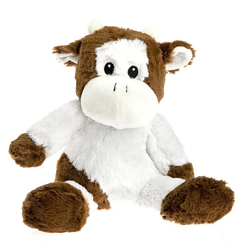 Pelucho Peluche Bouillotte Vache - Made in France