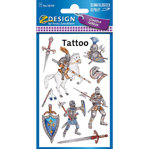 AVERY Zweckform Tatouages ZDesign KIDS 'chevalier' ()