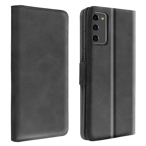 Avizar Housse Samsung Galaxy Note 20 Étui Folio Porte-carte Fonction Support Noir