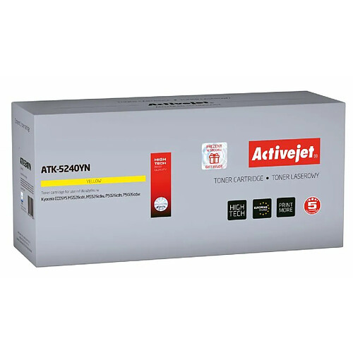 Activejet ATK-5240YN Cartouche de toner Compatible Jaune 1 pièce(s)