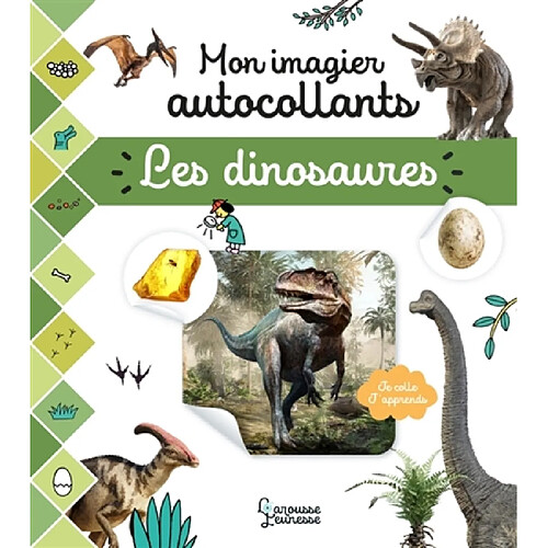 Mon imagier autocollants : Les dInosaures