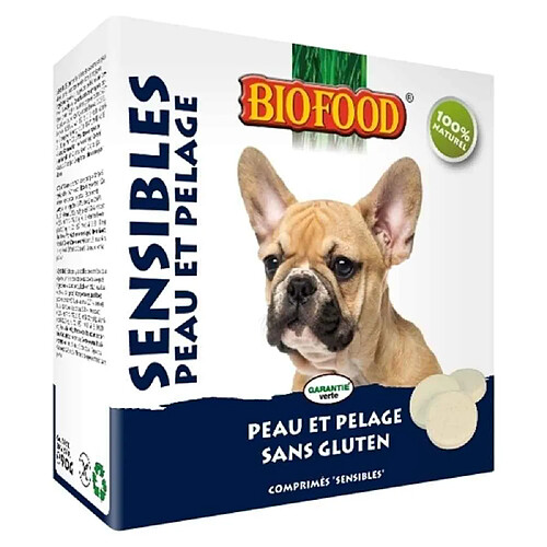 Friandises Sensibles Peau et Pelage pour Chiens - Biofood - x55